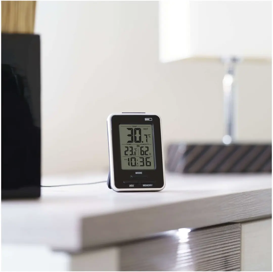 Emos E0121 Thermometer + Hygrometer - Zwart - afbeelding 4 van 6