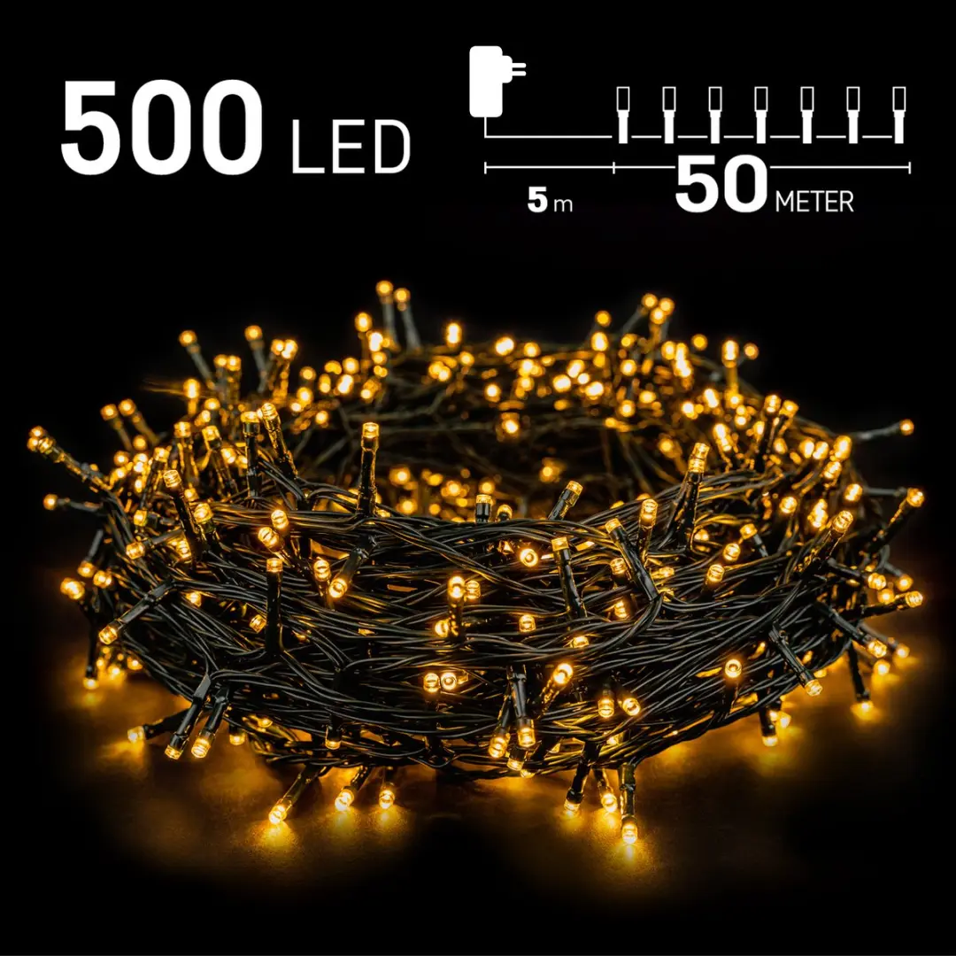 Kerstverlichting buiten