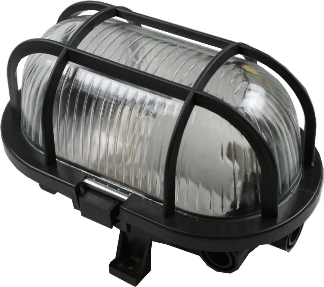 Benson Bulleye Buitenlamp Ovaal Zwart E27 - afbeelding 4 van 6