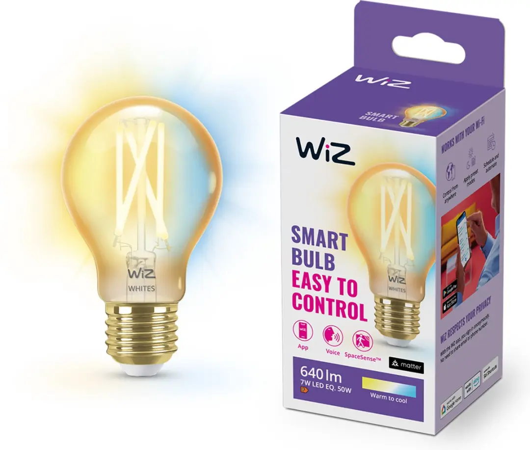 WiZ Smart Filament Lamp E27 Goud