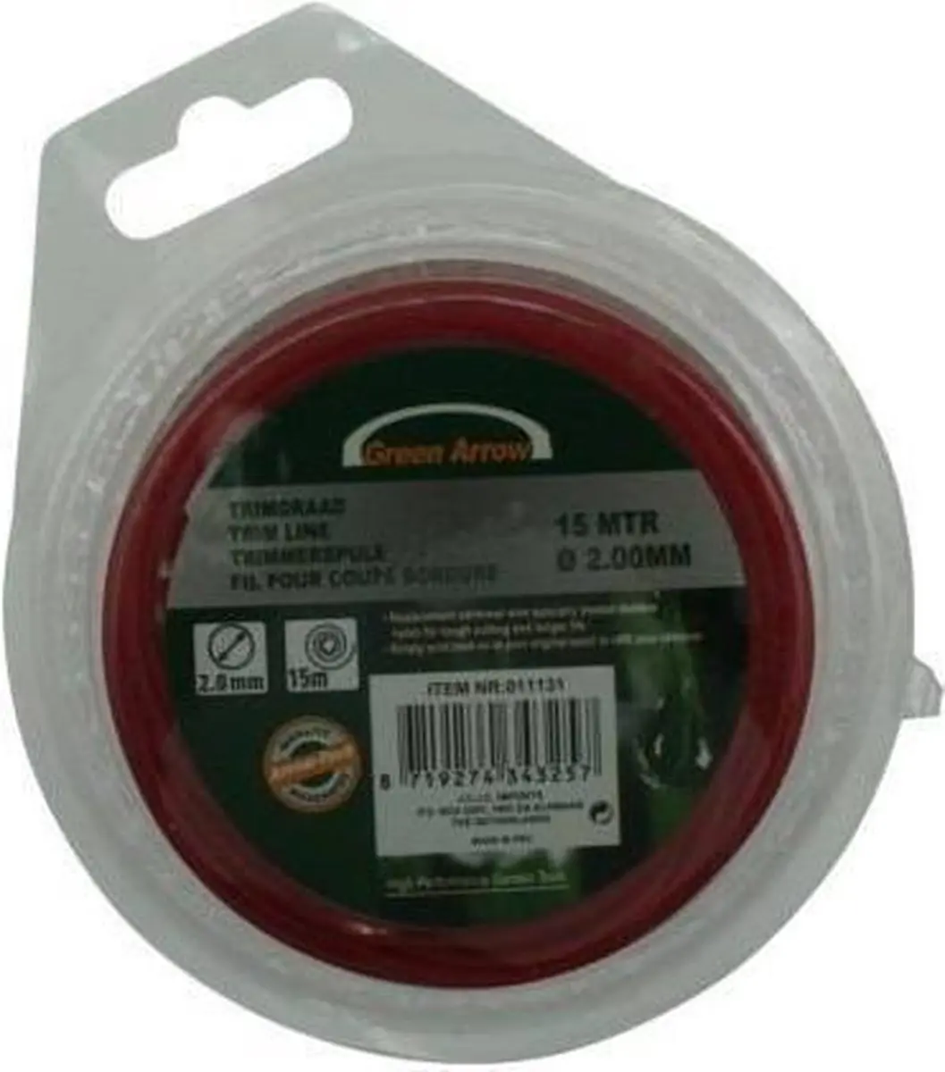 Benson Trimdraad Ø2mm 15m - Rood - afbeelding 3 van 6