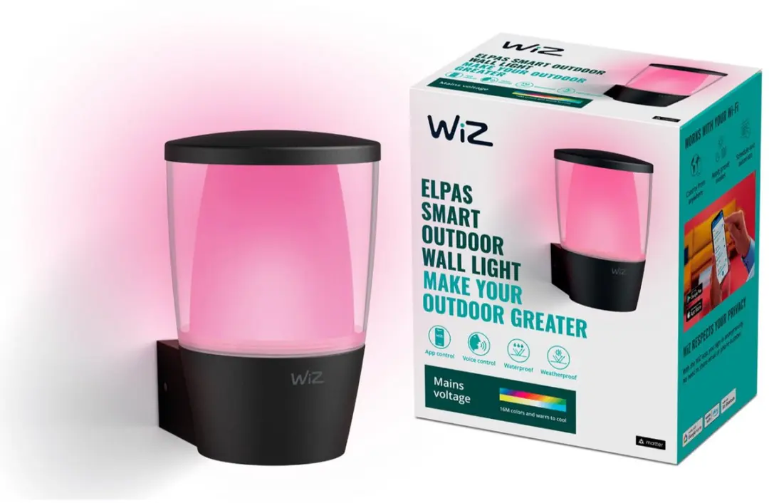 WiZ Elpas Buitenwandlamp