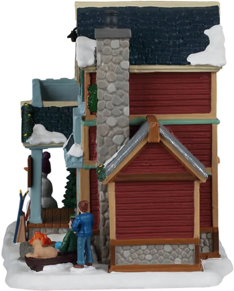 Lemax Castle Rock Ski Outfitters - Verlicht Kersthuisje Vail Village - afbeelding 2 van 6