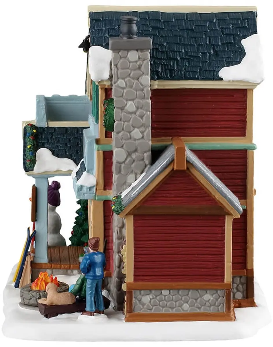 Lemax Castle Rock Ski Outfitters - Verlicht Kersthuisje Vail Village - afbeelding 5 van 6