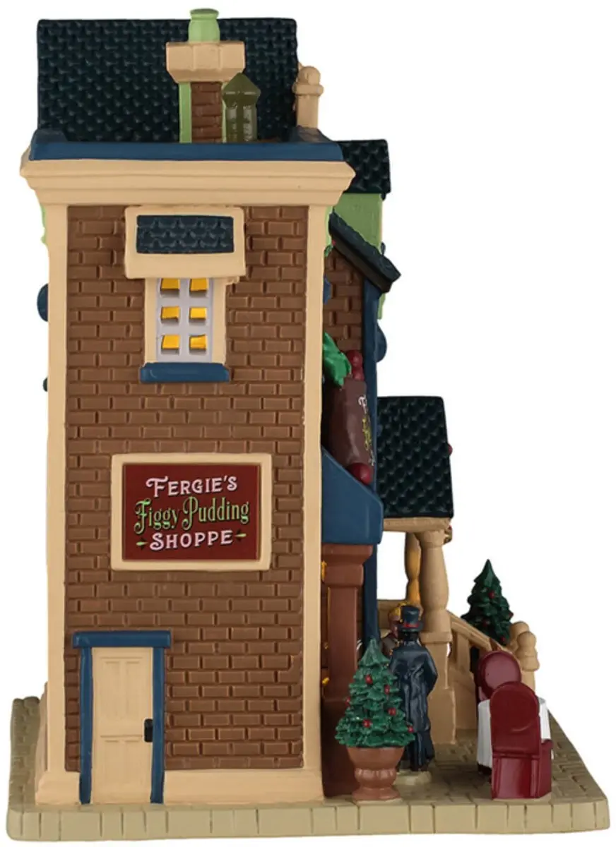 Lemax Fergie's Figgy Pudding Shoppe Kersthuisje - afbeelding 2 van 3
