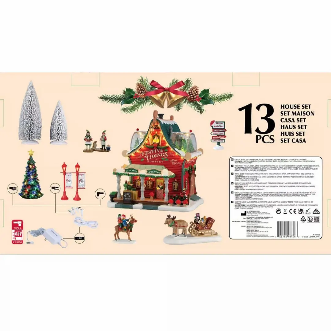 Lemax Festive Tidings Nursery Set - afbeelding 2 van 5