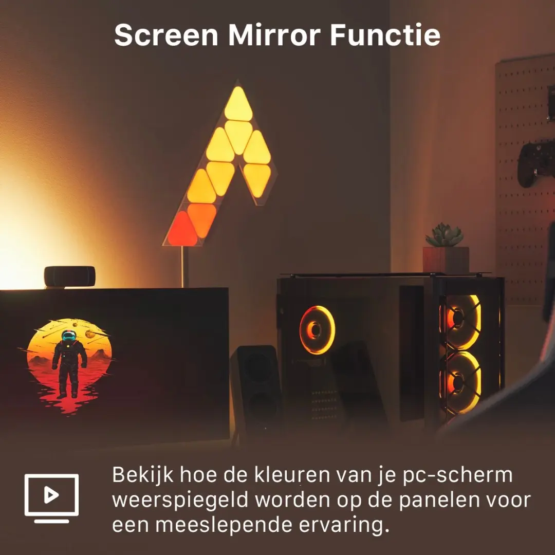 Nanoleaf Shapes Triangles NL026 Uitbreidingspakket - 3 Panelen - afbeelding 5 van 6