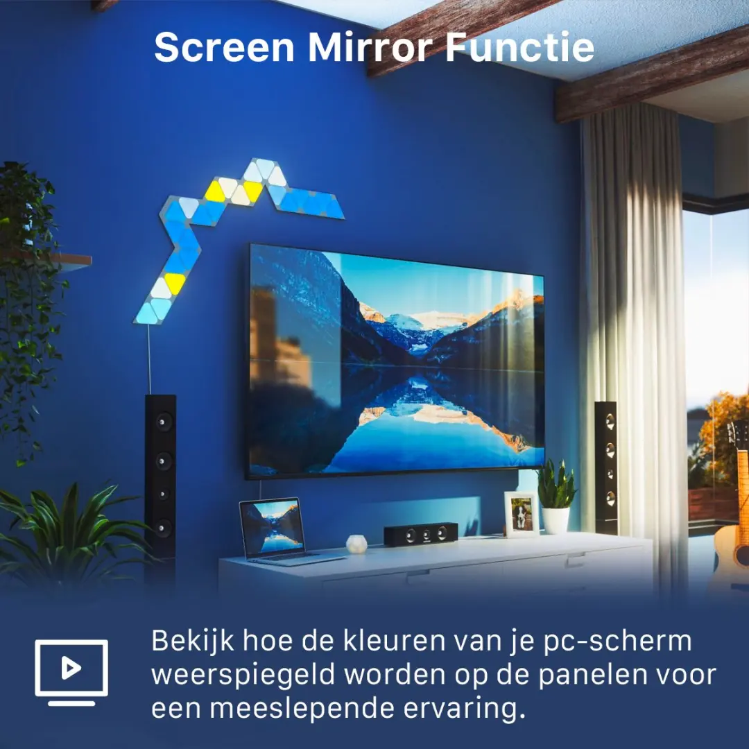 Nanoleaf Shapes Triangles NL026 Uitbreidingspakket - 3 Panelen - afbeelding 4 van 6