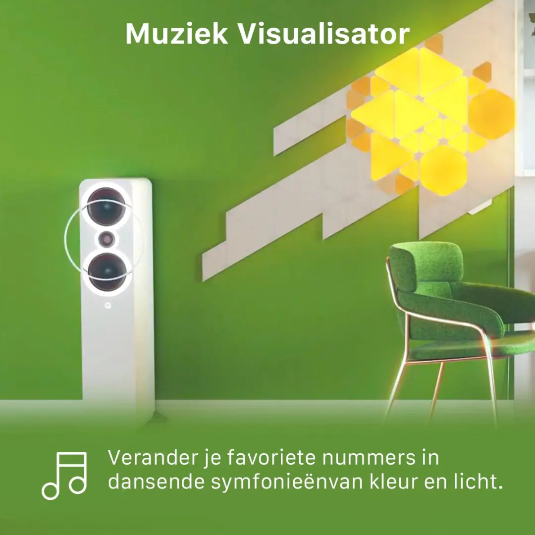 Nanoleaf Shapes Triangles NL026 Uitbreidingspakket - 3 Panelen - afbeelding 6 van 6