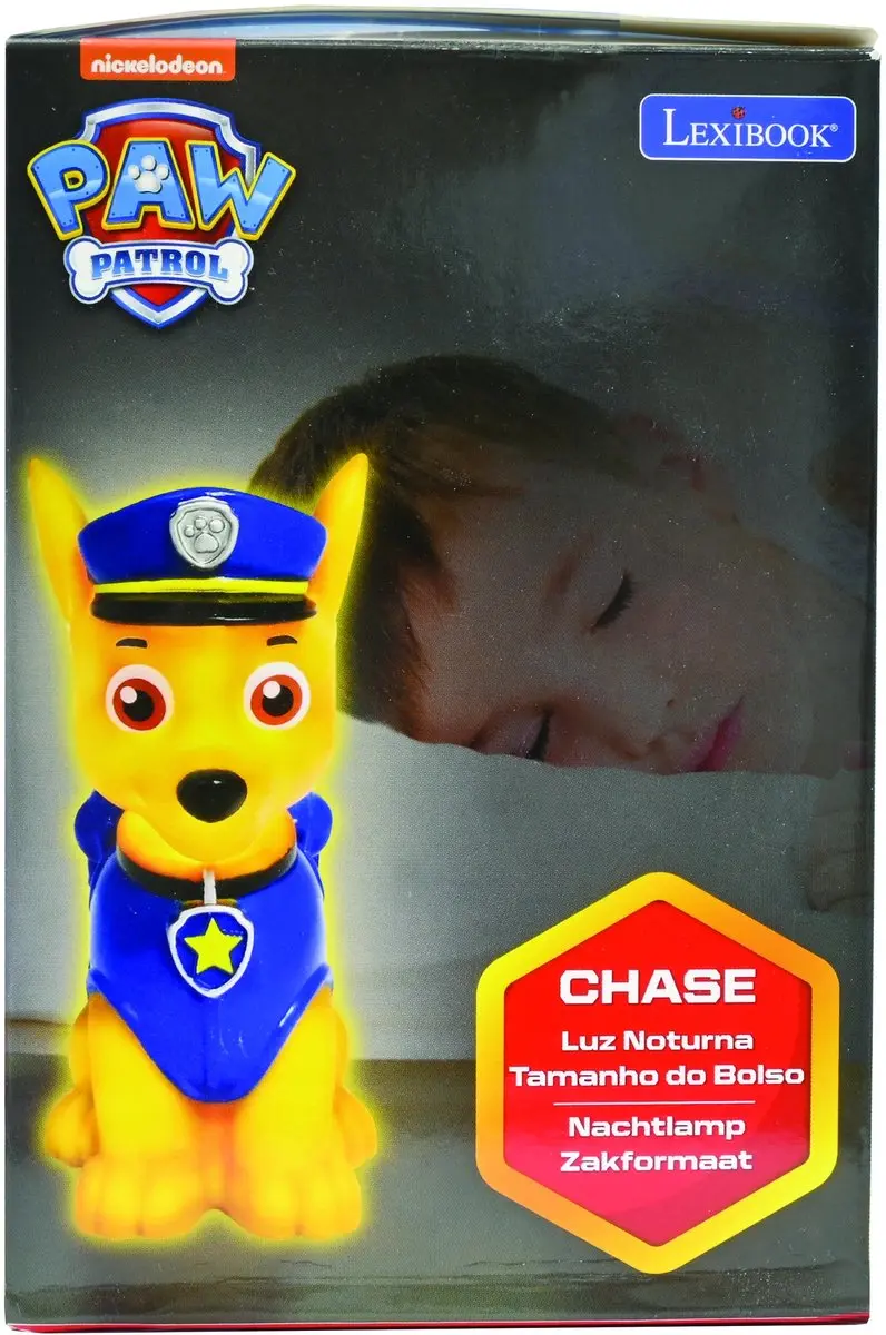 Lexibook Paw Patrol Chase LED Nachtlampje - 13cm - afbeelding 6 van 6