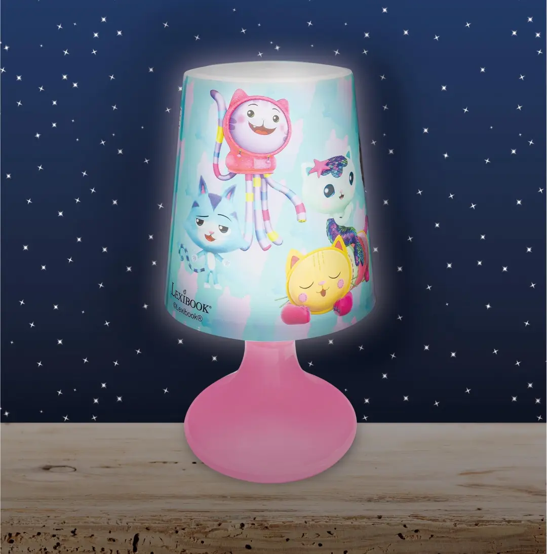 Mini lampe de chevet veilleuse sans fil Gabby et la Maison Magique