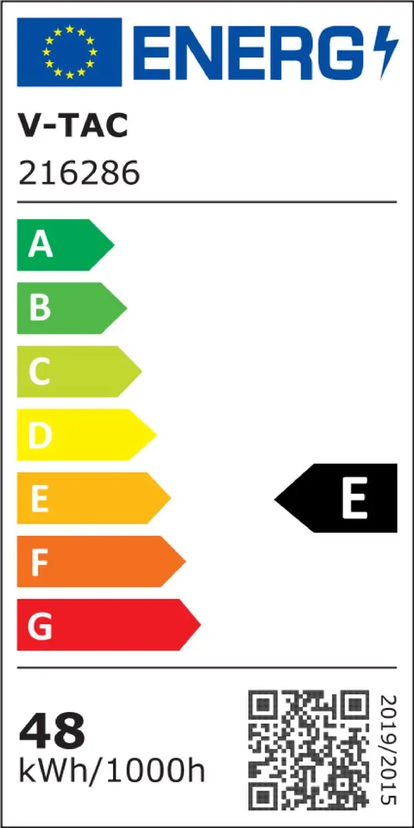 V-TAC VT-1574-N LED Armatuur - IP65 - 48W - 6500K - afbeelding 2 van 6
