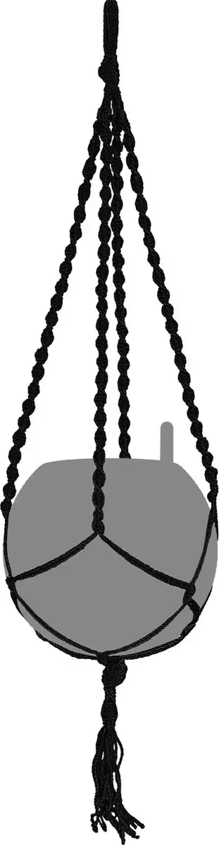 LECHUZA Macramé BOHO 90