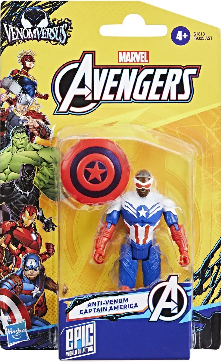Marvel Avengers VenomVersus Captain America Actiefiguur G18135X0 - Captain America