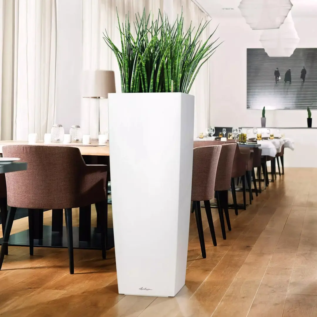 Lechuza Cubico Alto Plantenbak - 31 l - Antraciet Metallic - afbeelding 6 van 6