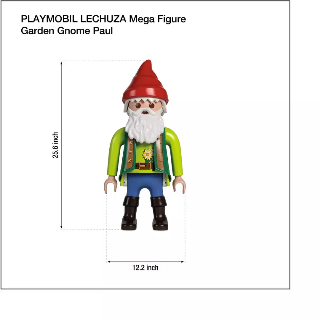 Lechuza Playmobil XXL Tuinkabouter Paul 19067 - 68,5cm - afbeelding 4 van 6