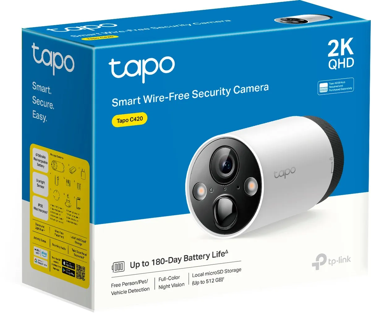 TP-Link Tapo C420 Beveiligingscamera 2.5K - Binnen & buiten - afbeelding 3 van 6