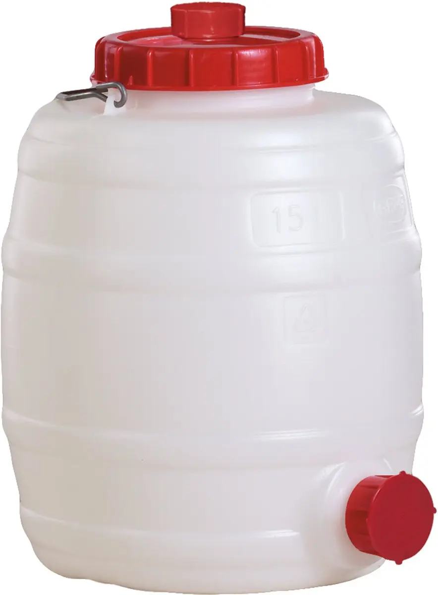 GRAF universele vat 15 liter rond van voedselveilig PE