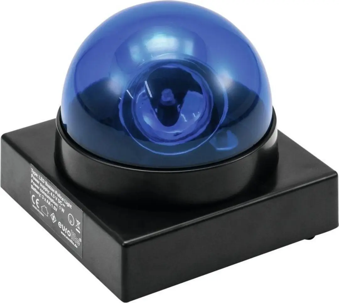 Eurolite 50603650 LED Zwaailicht 1W - Blauw - afbeelding 2 van 3