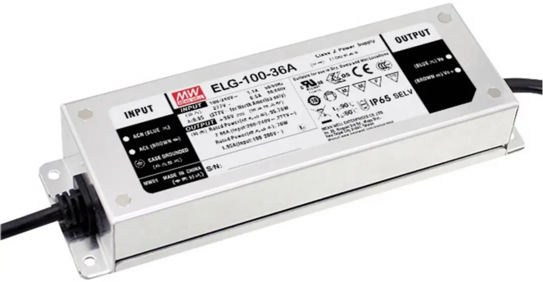 Mean Well ELG-100-24A-3Y LED-driver 96W
