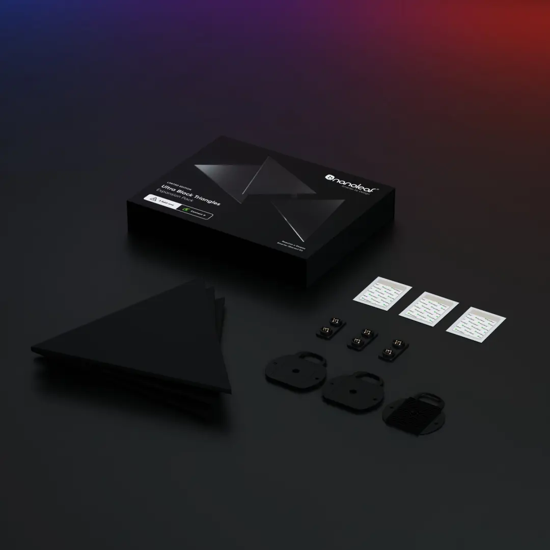 Nanoleaf Shapes NL47-0101TW-3PK Uitbreidingspakket - Zwart - afbeelding 4 van 6