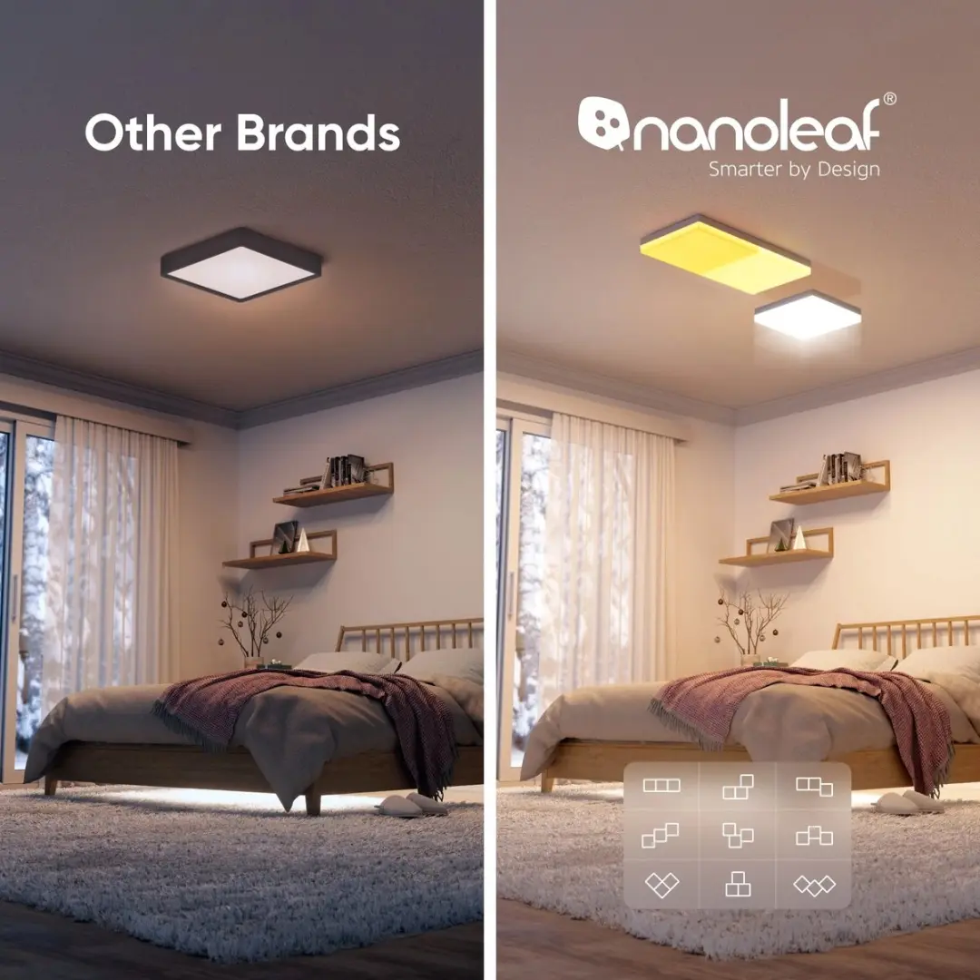 Nanoleaf Skylight NF083K02-3SL Plafondlamp - Wit - afbeelding 6 van 6