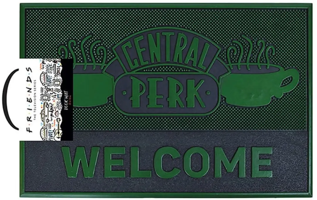 Pyramid Friends Central Perk Deurmat - 40x60cm - Groen - afbeelding 2 van 3