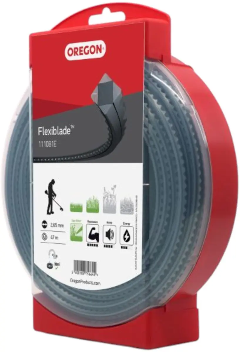 Oregon Flexiblade 111081E Maaidraad 2,65mm - Grijs - afbeelding 2 van 4