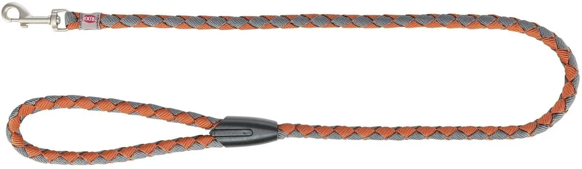 Trixie Hondenriem Cavo Oranje Grafiet S/M 1m