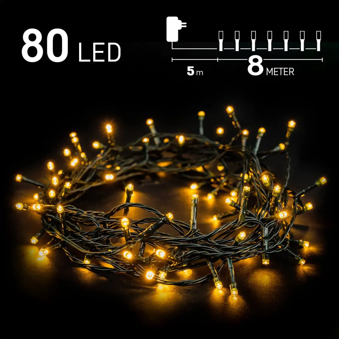 Kerstverlichting buiten