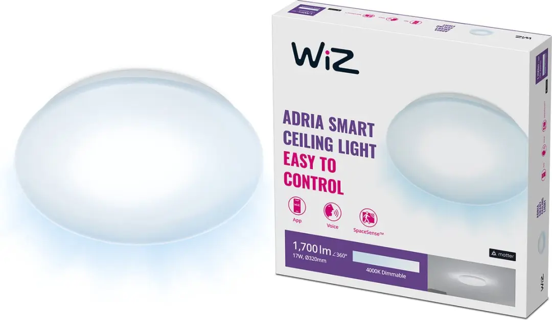 WiZ Adria Plafondlamp 17W