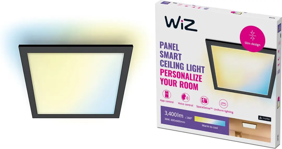 WiZ Plafondlamp Paneel 36W 60x60cm