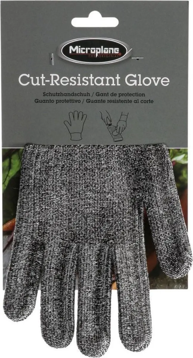 Microplane beschermings- handschoen