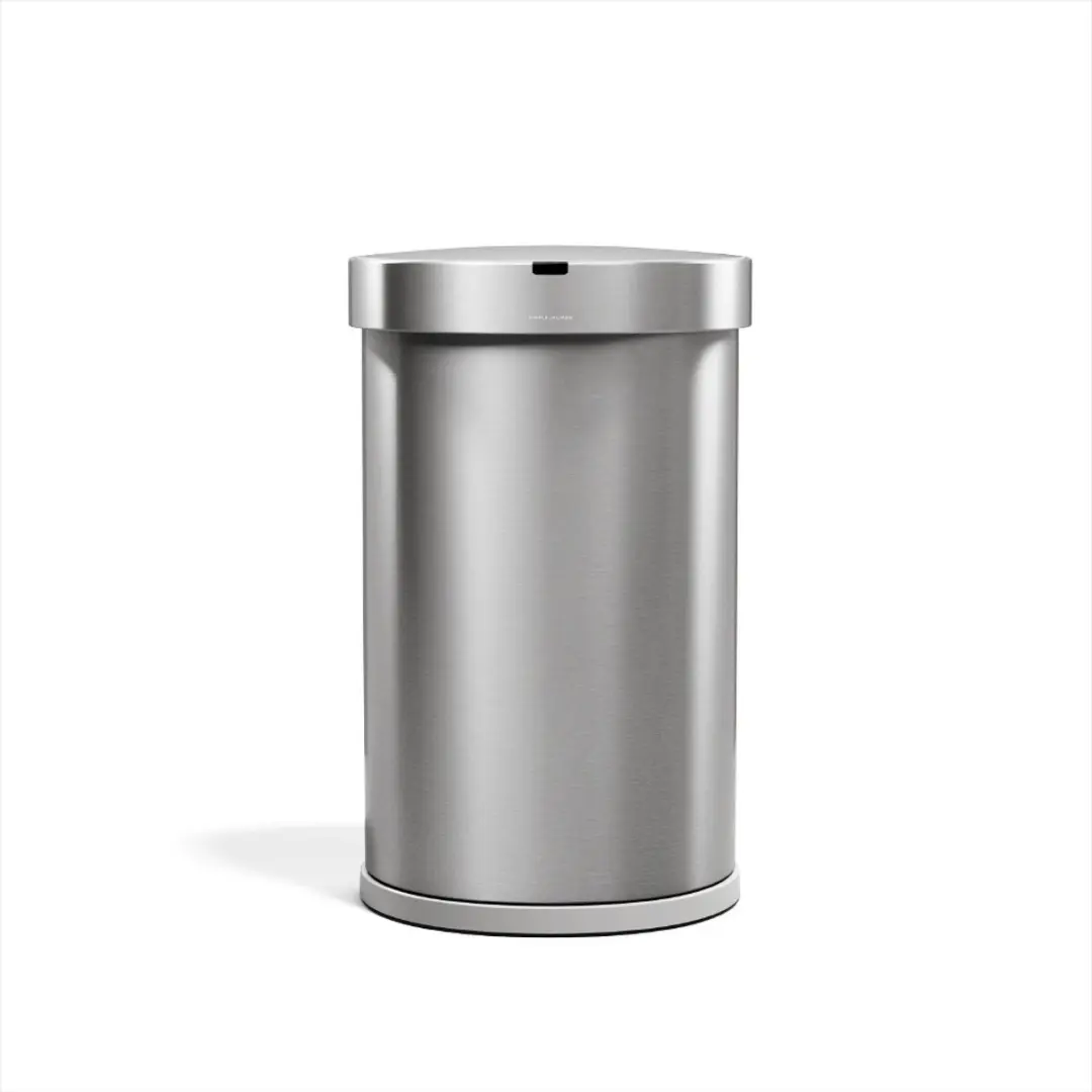 Simplehuman Halfronde Afvalbak van 45 Liter met Sensor