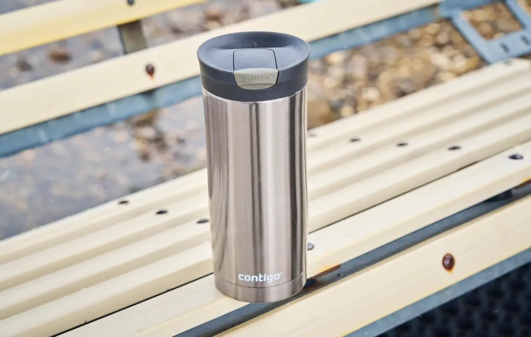 Contigo Huron Snapseal Thermosbeker 470ml - Gunmetal - afbeelding 4 van 6
