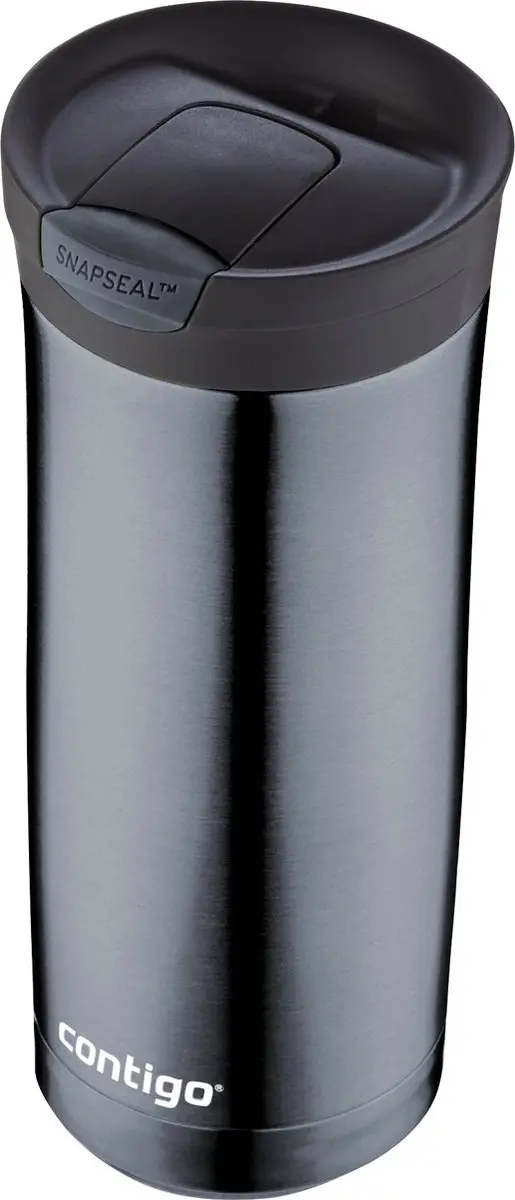 Contigo Huron Snapseal Thermosbeker 470ml - Gunmetal - afbeelding 2 van 6