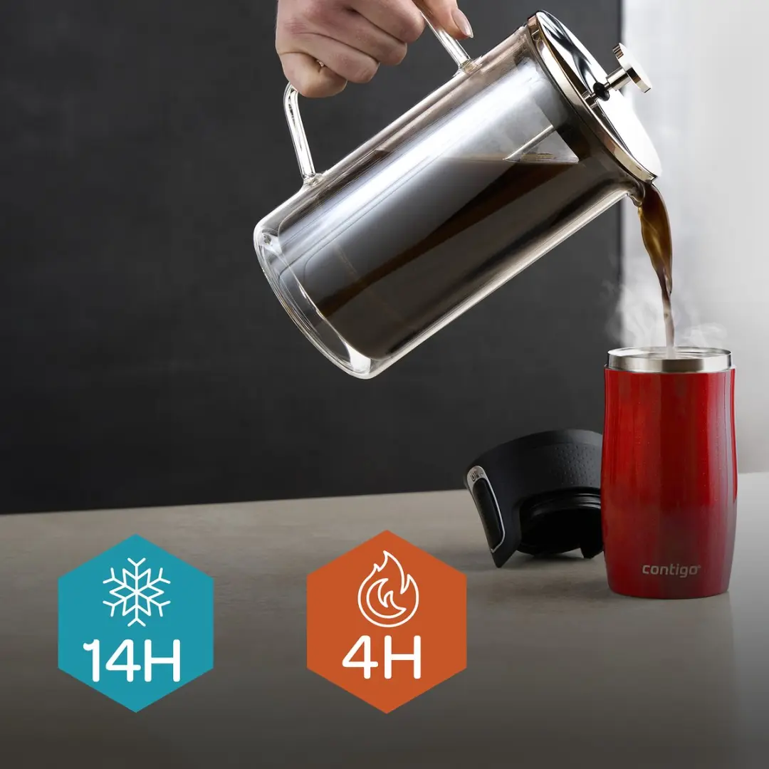 Contigo West Loop Mini Autoseal Thermosbeker - Goji Berry - afbeelding 5 van 6