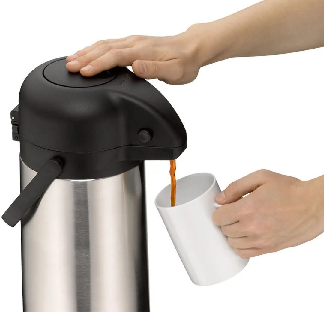 Alfi TopTherm Pompkan Thermosfles 2.5 l - RVS - afbeelding 5 van 6