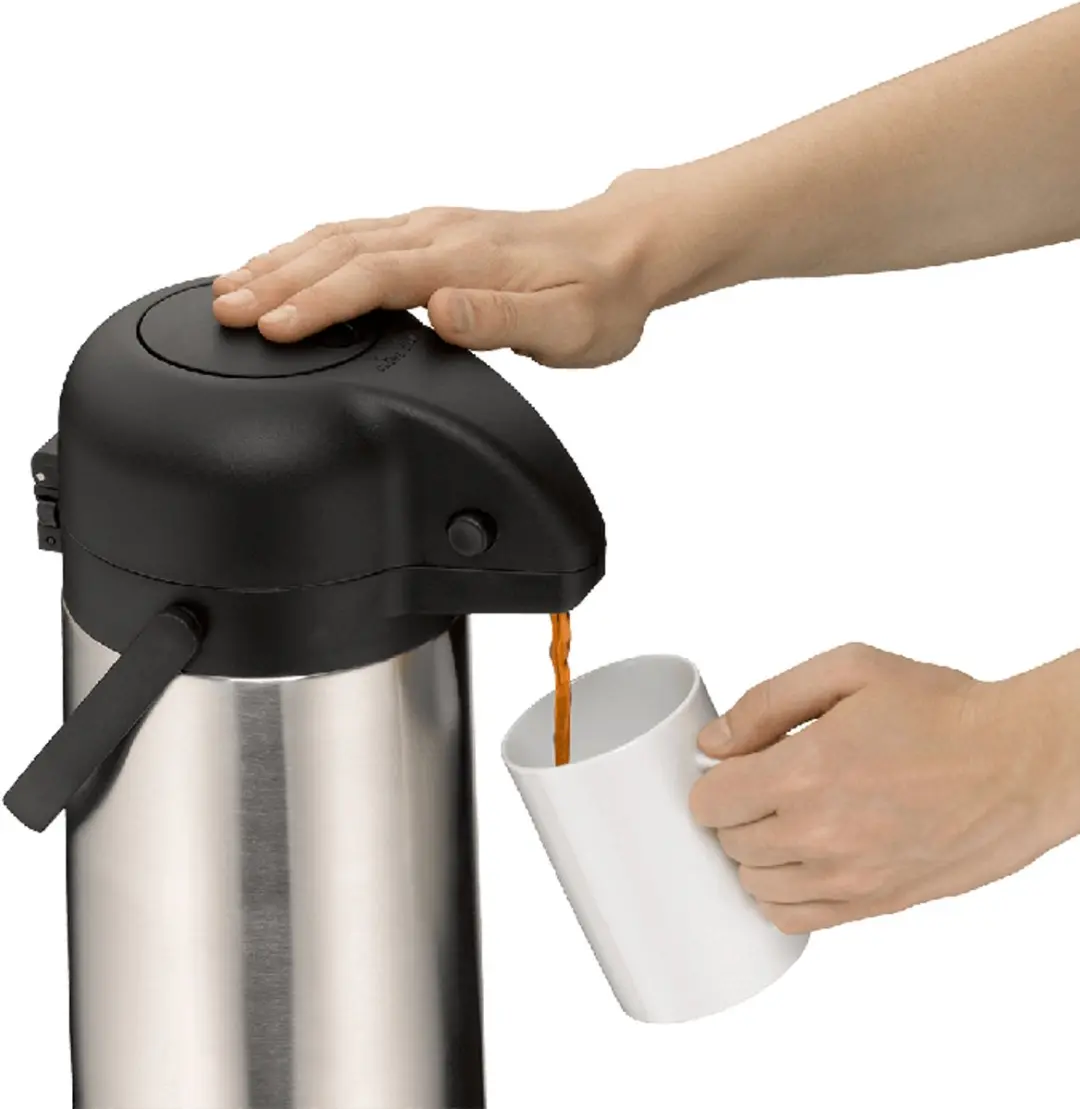 Alfi TopTherm Pompkan Thermosfles 2.5 l - RVS - afbeelding 2 van 6