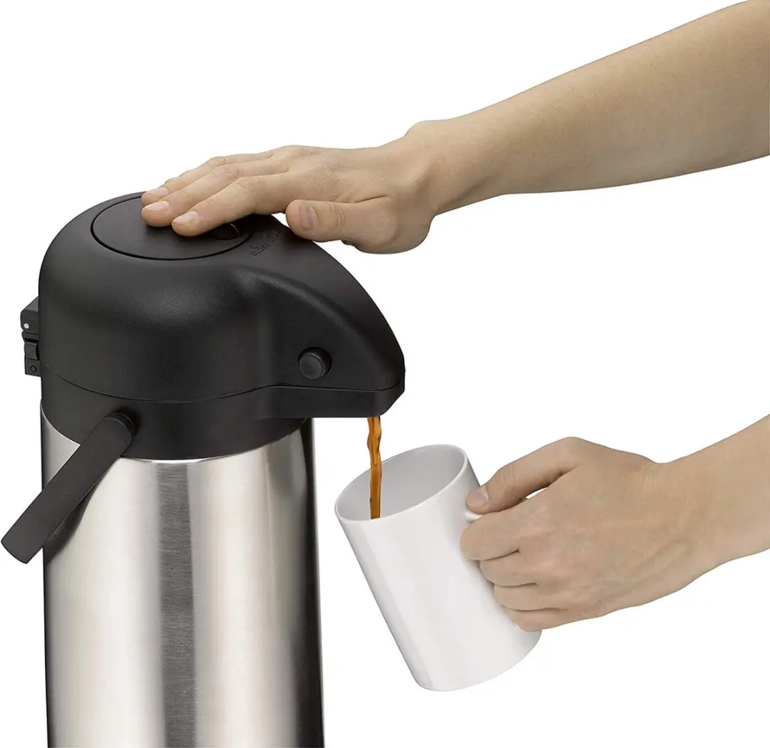 Alfi TopTherm Pompkan Thermosfles 2.5 l - RVS - afbeelding 6 van 6