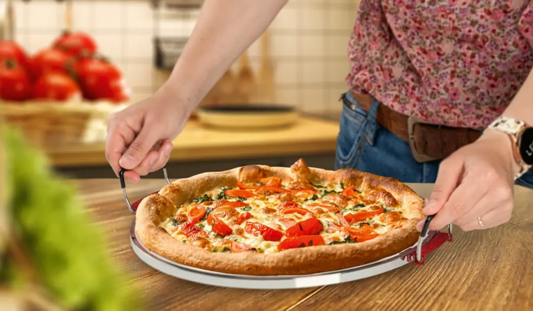 Clatronic PM3787 Pizzamaker - 1200W - Rood - afbeelding 3 van 6
