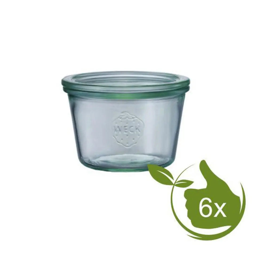 Weck Tuimelglas 370ml met deksel - 6x - afbeelding 2 van 2