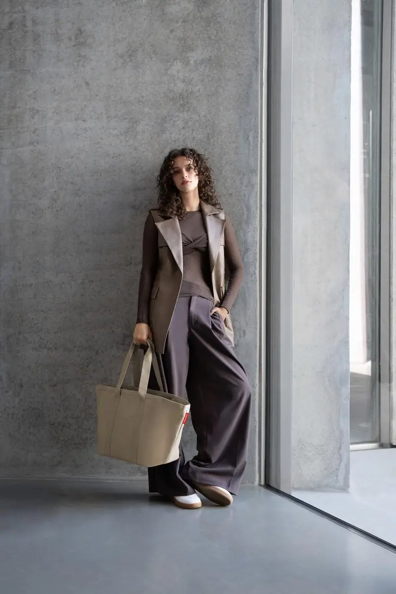 Reisenthel Marketshopper Boodschappentas 17 L - Taupe - afbeelding 4 van 6