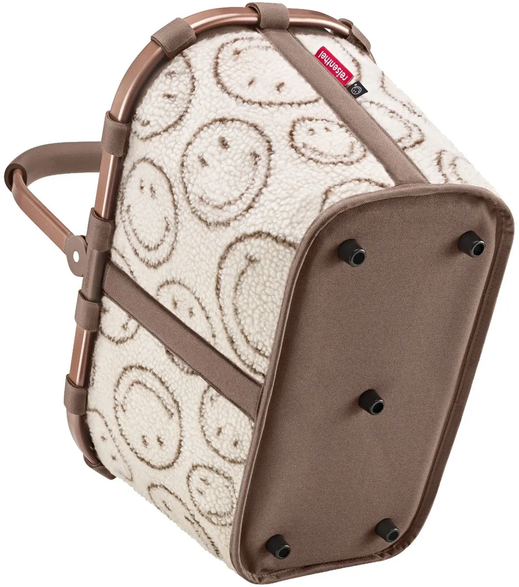 Reisenthel Carrybag XS Boodschappenmand 22L - Smiley Teddy Chocolate Beige - afbeelding 6 van 6