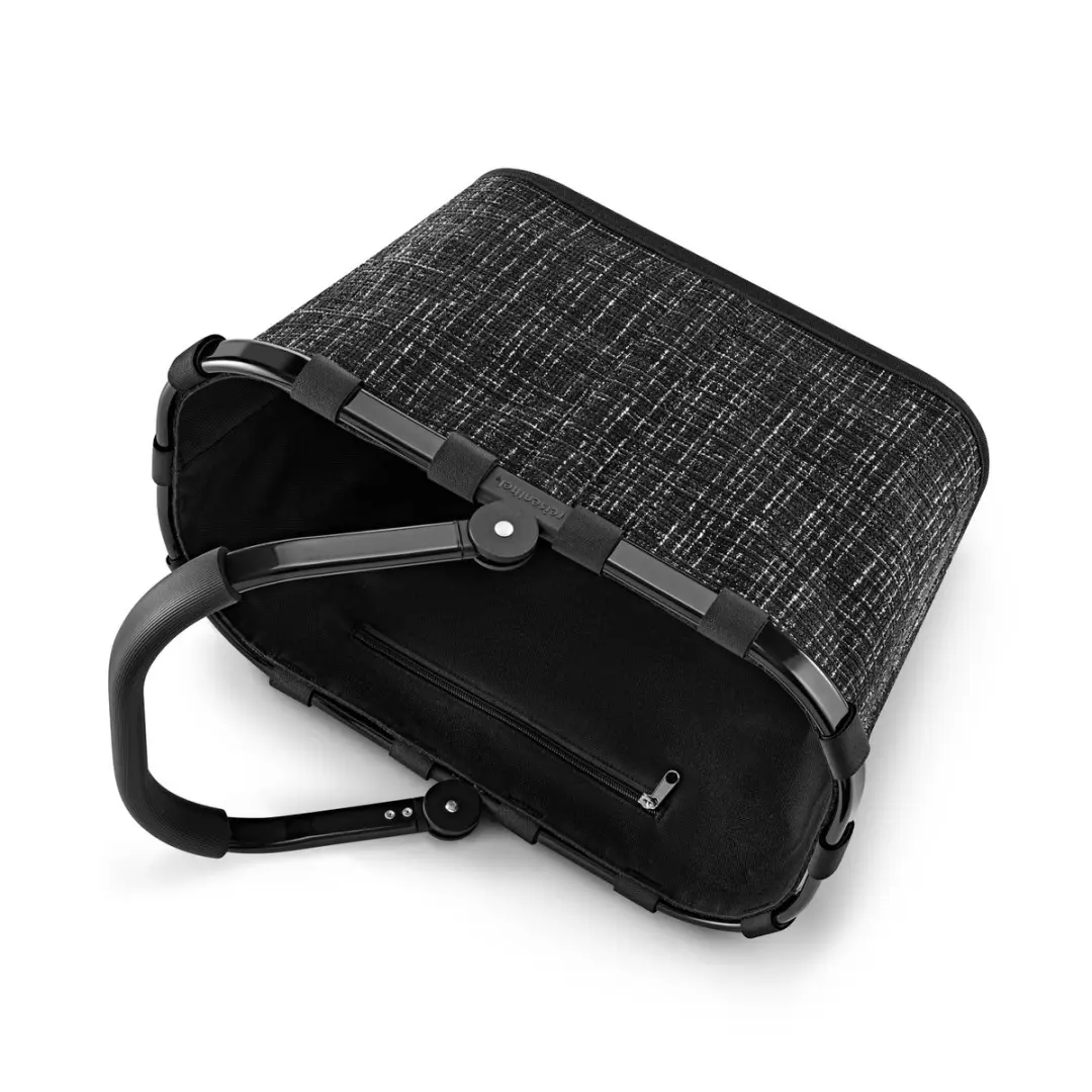 Reisenthel Carrybag Boodschappenmand 22L - Bouclé Zwart - afbeelding 3 van 6