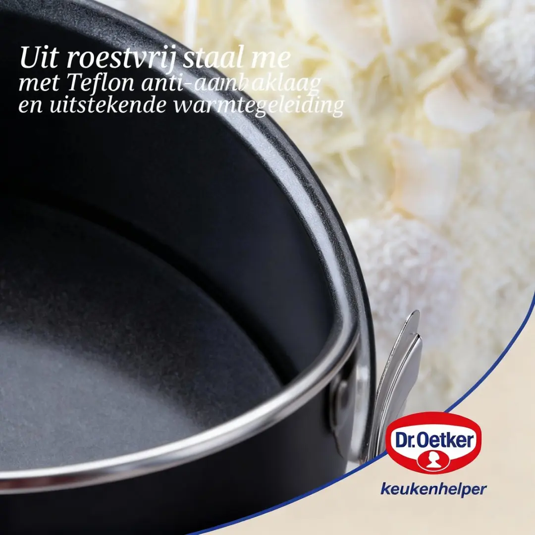 Dr. Oetker Tradition Springvorm Ø18cm - Zwart - afbeelding 4 van 6