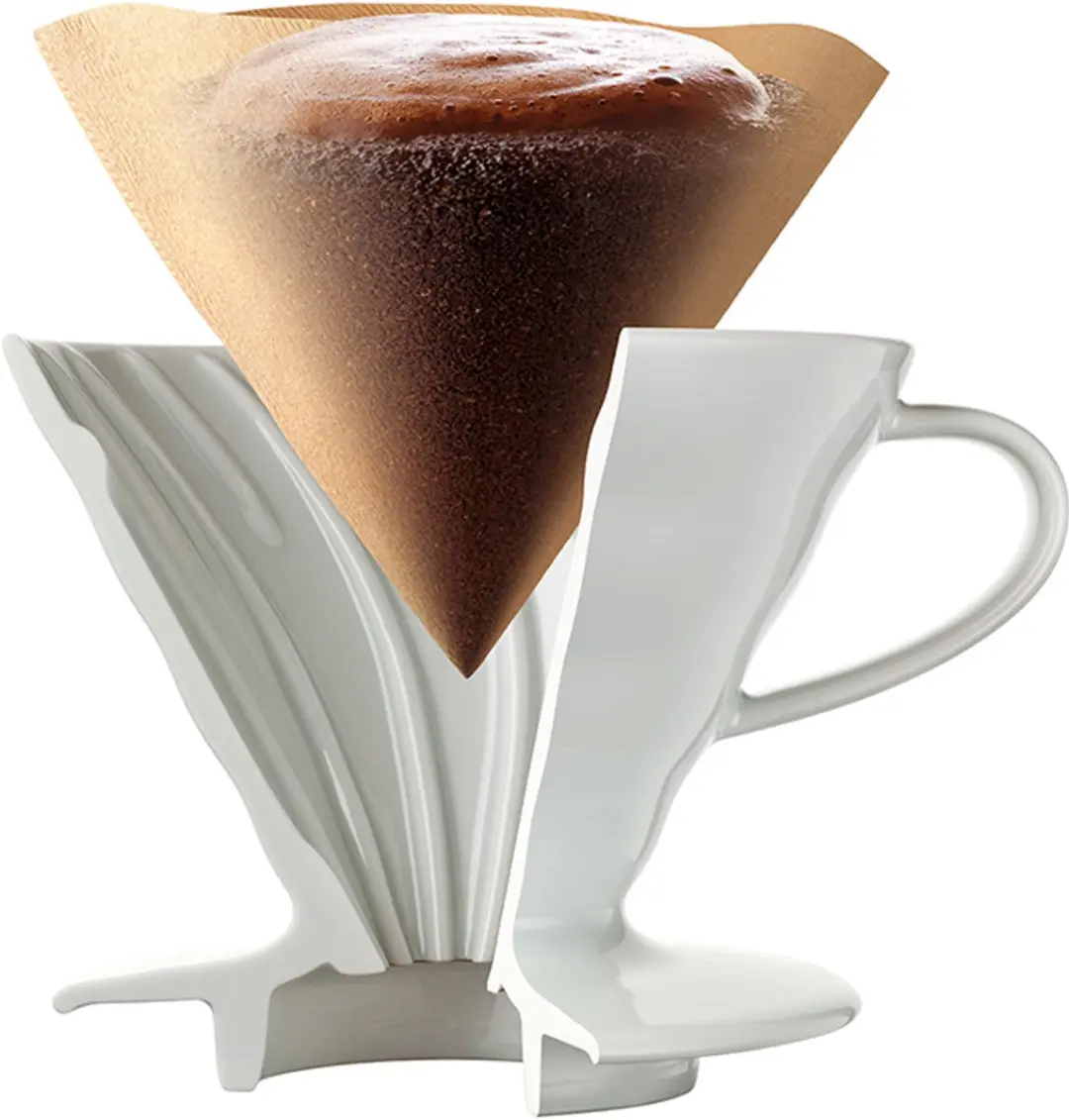 HARIO V60 Filterpapier - 02 Size - 40 stuks - Wit - afbeelding 2 van 6
