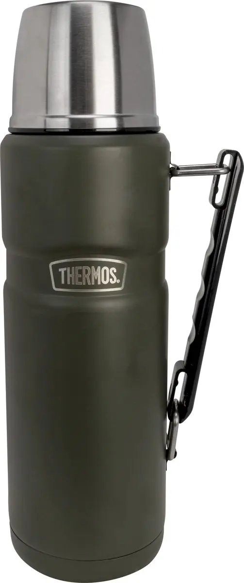King Isoleerfles 1200ml Army Green