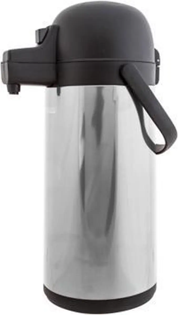 Thermos Pompthermos Alu 1,9l Met Drukknop