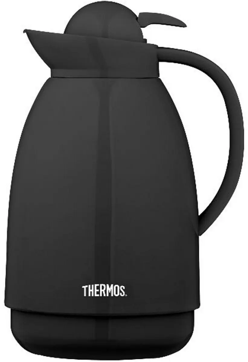 Thermos Black Push Schenkkan